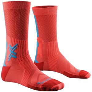 Xsocks - Bike Perform Crew - Womens Socks - Orange Green M Xsocks - Bike Perform Crew - Womens Socks - Orange Green M