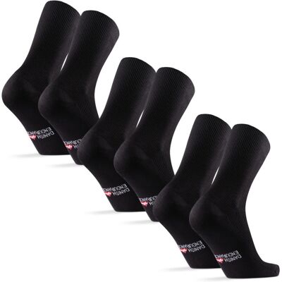 Danish Endurance - Soft Top - Socks - Black Multi M Danish Endurance - Soft Top - Socks - Black Multi M