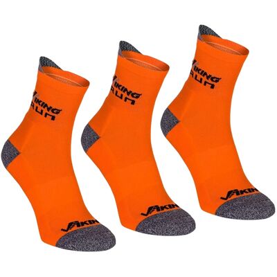 Viking Sport - Run x3 - Socks - Orange Brown One Size Viking Sport - Run x3 - Socks - Orange Brown One Size