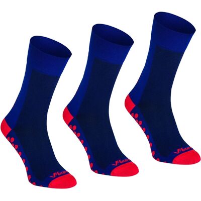 Viking Sport - Run Bike Dot x3 - Socks - Blue Black 41-43 Viking Sport - Run Bike Dot x3 - Socks - Blue Black 41-43