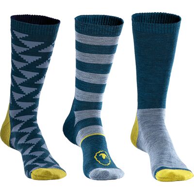 Isobaa - Merino Blend Everyday - Socks - Blue Blue M Isobaa - Merino Blend Everyday - Socks - Blue Blue M