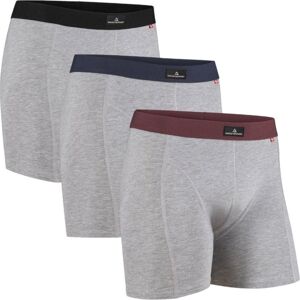 Danish Endurance - 671 x3 - Men's Classic Trunks 3-pack - Grey Multi XL Danish Endurance - 671 x3 - Men's Classic Trunks 3-pack - Grey Multi XL