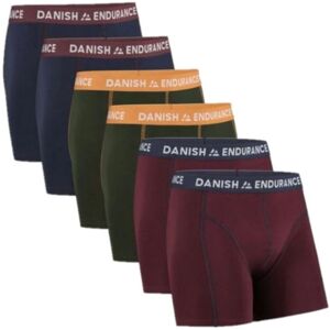 Danish Endurance - Classic Trunks 6-Pack - Mens Underwear - Multi Black 140 Danish Endurance - Classic Trunks 6-Pack - Mens Underwear - Multi Black 140