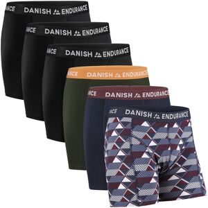 Danish Endurance - Classic Trunks 6-Pack - Mens Underwear - Multi Grey XL Danish Endurance - Classic Trunks 6-Pack - Mens Underwear - Multi Grey XL