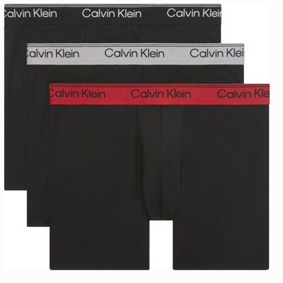 Calvin Klein - Relaxed Fit x3 - Mens Underwear - Black Multi S Calvin Klein - Relaxed Fit x3 - Mens Underwear - Black Multi S