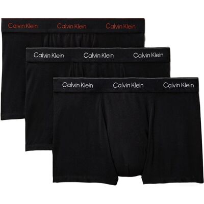 Calvin Klein - Relaxed Fit x3 - Mens Underwear - Black Black L Calvin Klein - Relaxed Fit x3 - Mens Underwear - Black Black L
