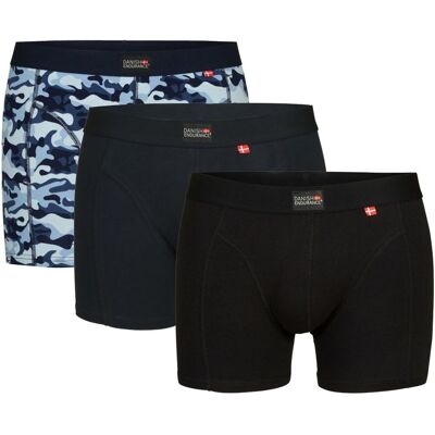 Danish Endurance - Classic Trunks 3-Pack - Mens Underwear - Multi Multi XL Danish Endurance - Classic Trunks 3-Pack - Mens Underwear - Multi Multi XL