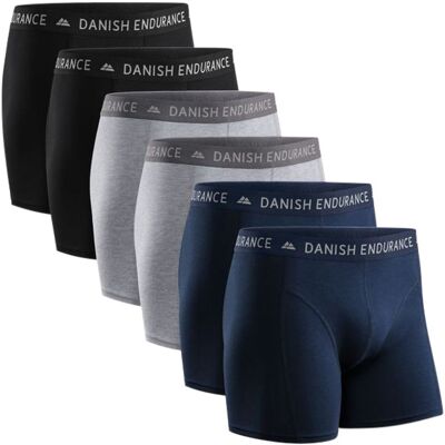 Danish Endurance - Classic Trunks 6-Pack - Mens Underwear - Multi Orange EUR 43.5 Danish Endurance - Classic Trunks 6-Pack - Mens Underwear - Multi Orange EUR 43.5