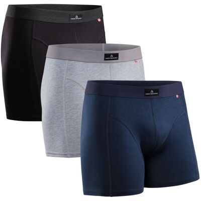 Danish Endurance - Trunks x3 - Mens Underwear - 3 Pack - Multi Black XXL Danish Endurance - Trunks x3 - Mens Underwear - 3 Pack - Multi Black XXL