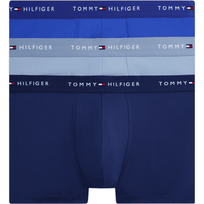 Tommy Hilfiger - Trunk DTM x3 - Mens Underwear - Blue Blue L Tommy Hilfiger - Trunk DTM x3 - Mens Underwear - Blue Blue L