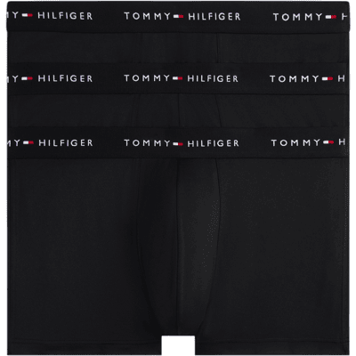 Tommy Hilfiger - Trunk DTM x3 - Mens Underwear - Black Black S Tommy Hilfiger - Trunk DTM x3 - Mens Underwear - Black Black S