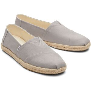 TOMS - Alpargata Rope Slip-On Espadrilles - Mens Footwear - Grey Grey XL TOMS - Alpargata Rope Slip-On Espadrilles - Mens Footwear - Grey Grey XL