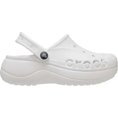 Crocs - Baya Platform Clog - Womens Sandals - White EUR 36-37 Crocs - Baya Platform Clog - Womens Sandals - White EUR 36-37