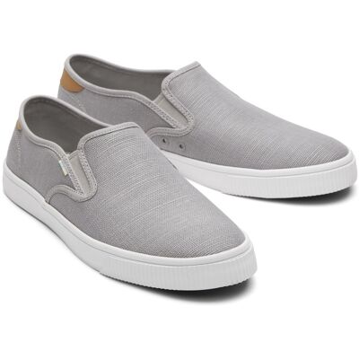 TOMS - Heritage Canvas Baja Lace-Up - Mens Shoes - Grey UK 10.5 TOMS - Heritage Canvas Baja Lace-Up - Mens Shoes - Grey UK 10.5