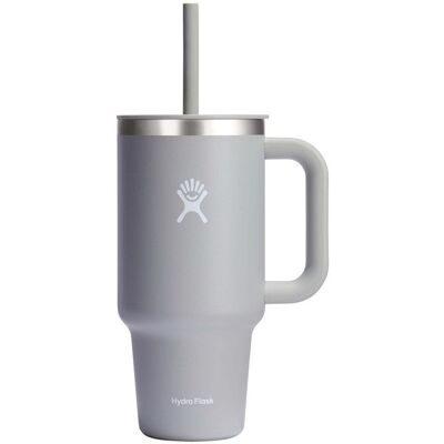 Hydro Flask - 32 Oz All Around Travel Tumbler - 32 Oz 946 ml Oz All Around Travel Tumbler - Grey White One Size Hydro Flask - 32 Oz All Around Travel Tumbler - 32 Oz 946 ml Oz All Around Travel Tumbler - Grey White One Size