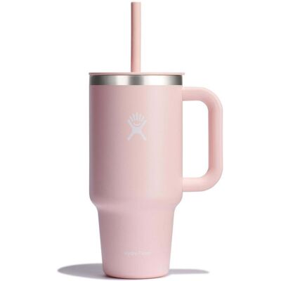 Hydro Flask - 32 Oz All Around Travel Tumbler - 32 Oz 946 ml Oz All Around Travel Tumbler - Pink Grey One Size Hydro Flask - 32 Oz All Around Travel Tumbler - 32 Oz 946 ml Oz All Around Travel Tumbler - Pink Grey One Size