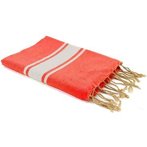 Febronie - St Tropez - Fouta Towel - Orange Black S Febronie - St Tropez - Fouta Towel - Orange Black S