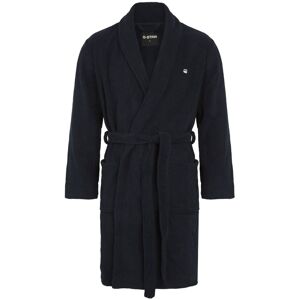 G-Star Raw - Argon Rubber Badge Dressing - Mens Robe - Blue White S G-Star Raw - Argon Rubber Badge Dressing - Mens Robe - Blue White S