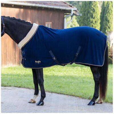 Kerbl RugBe Royal Dark Navy Fleece Coat - Horse & Pet Kerbl RugBe Royal Dark Navy Fleece Coat - Horse & Pet