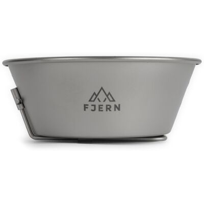 Fjern - Knaske Ti Foldable Sierrra - Bowl- 450ml - Grey Blue L Fjern - Knaske Ti Foldable Sierrra - Bowl- 450ml - Grey Blue L