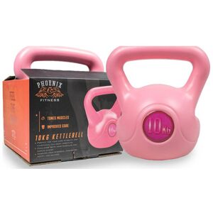 Phoenix Fitness - 10Kg - Kettle Bell - Pink Pink One Size Phoenix Fitness - 10Kg - Kettle Bell - Pink Pink One Size