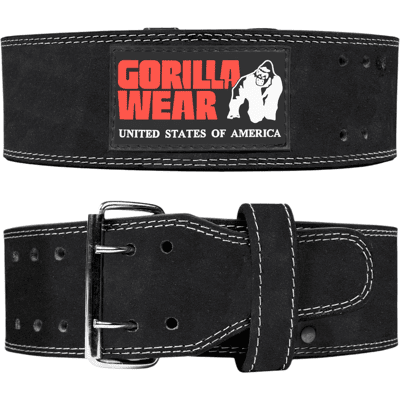 Gorilla Wear Gorilla Wear Gear Powerlifting Belt - Black Gorilla Wear Gorilla Wear Gear Powerlifting Belt - Black