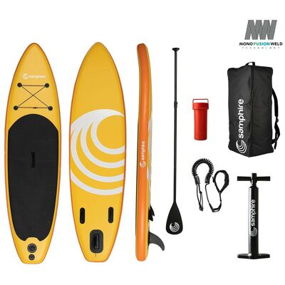 Samphire - 9'6'' Inflatable SUP - Paddleboard - Yellow One Size Samphire - 9'6'' Inflatable SUP - Paddleboard - Yellow One Size