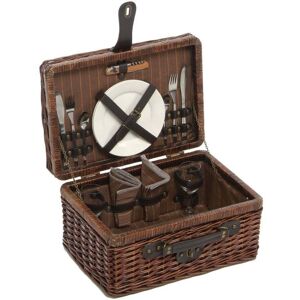 Lifestyle Rectangular Willow Picnic Hamper 2 Person Lifestyle Rectangular Willow Picnic Hamper 2 Person