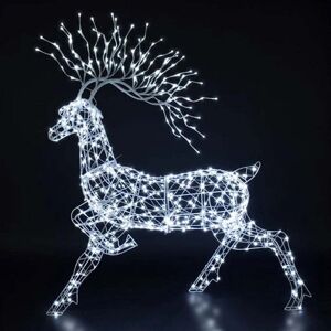 Noma 1.4M WHITE FLEXI WOBURN STAG WITH BRANCH ANTLERS Noma 1.4M WHITE FLEXI WOBURN STAG WITH BRANCH ANTLERS