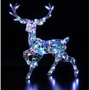 Noma 52cm Iridescent Stag with 60 White LEDs Noma 52cm Iridescent Stag with 60 White LEDs