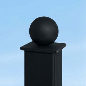 Burbage Ball Top Bolt Down Metal Railing Post 0.5m Burbage Ball Top Bolt Down Metal Railing Post 0.5m