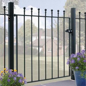 Burbage Manor Ball Top Single Gate Size: Fits Opening of 762mm (Height Burbage Manor Ball Top Single Gate Size: Fits Opening of 762mm (Height