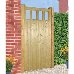 Burbage Quorn Wooden Tall Single Gate Width: 900mm, Fixing Kit Option: Burbage Quorn Wooden Tall Single Gate Width: 900mm, Fixing Kit Option: