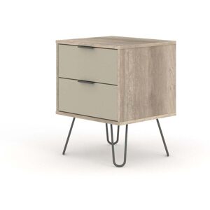 Core Products Augusta Driftwood 2 Drawer Bedside Table - Bedside Table Core Products Augusta Driftwood 2 Drawer Bedside Table - Bedside Table