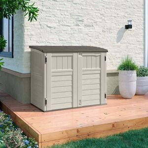 Suncast Stow-Away Store - Vanilla Assembly: No Assembly Suncast Stow-Away Store - Vanilla Assembly: No Assembly