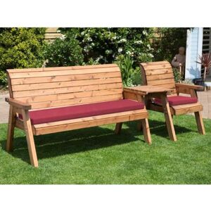 Charles Taylor 4 Seater Companion Set with Straight Tray Cushion/Paras Charles Taylor 4 Seater Companion Set with Straight Tray Cushion/Paras