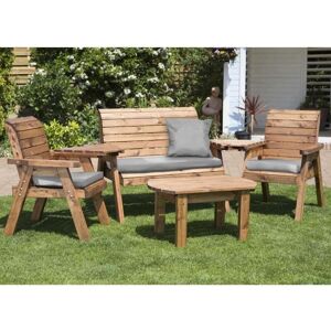 Charles Taylor 4 Seater Multi Set Cushion/Parasol Colour: Grey Charles Taylor 4 Seater Multi Set Cushion/Parasol Colour: Grey