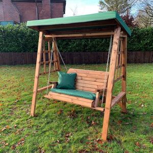 Charles Taylor Dorset Two Swing Seat Cushion/Canopy Colour: Green Charles Taylor Dorset Two Swing Seat Cushion/Canopy Colour: Green