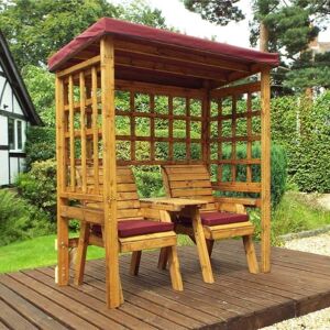 Charles Taylor Henley Twin Seat Arbour Cushion/Canopy Colour: Burgundy Charles Taylor Henley Twin Seat Arbour Cushion/Canopy Colour: Burgundy