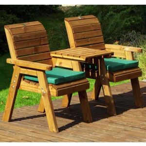 Charles Taylor Twin Companion Set with Straight Tray Cushion/Parasol C Charles Taylor Twin Companion Set with Straight Tray Cushion/Parasol C