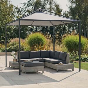 Kettler Palma Low Lounge Corner Set - White Wash Kettler Palma Low Lounge Corner Set - White Wash