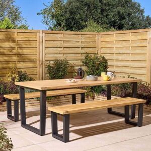 Rowlinson Stockholm 6 Seat Dining Set Rowlinson Stockholm 6 Seat Dining Set