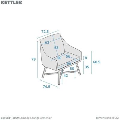 Kettler LaMode Lounge Armchair x 2 Kettler LaMode Lounge Armchair x 2