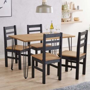 Core Augusta Painted 4 Seat Dining Set Core Augusta Painted 4 Seat Dining Set