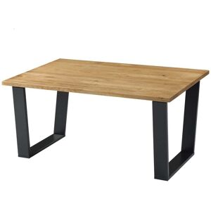 Core Texas Waxed Pine Coffee Table - Durable Industrial Design Core Texas Waxed Pine Coffee Table - Durable Industrial Design