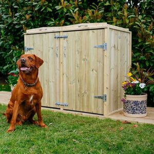 Garden Village Shireburn 1 Wheelie Bin & 2 Recycle Box Store Garden Village Shireburn 1 Wheelie Bin & 2 Recycle Box Store