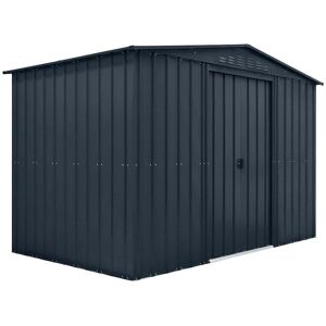 Globel Lotus Metal Apex Shed 10X6 Colour: Grey Globel Lotus Metal Apex Shed 10X6 Colour: Grey