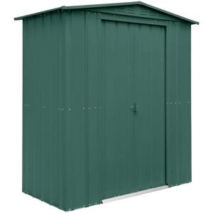 Globel Lotus Metal Apex Shed 6X3 Colour: Green Globel Lotus Metal Apex Shed 6X3 Colour: Green