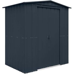 Globel Lotus Metal Apex Shed 6X4 Colour: Grey Globel Lotus Metal Apex Shed 6X4 Colour: Grey