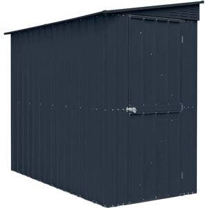 Globel Lotus Metal Lean-To Shed 4X8 Colour: Grey Globel Lotus Metal Lean-To Shed 4X8 Colour: Grey
